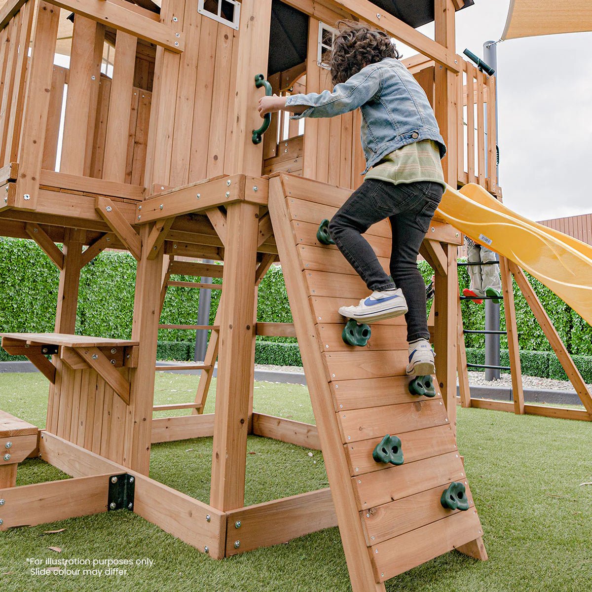 Lifespan Kids Kensington Swing Set, Monkey Bars & Play Centre with 2.2m Slide