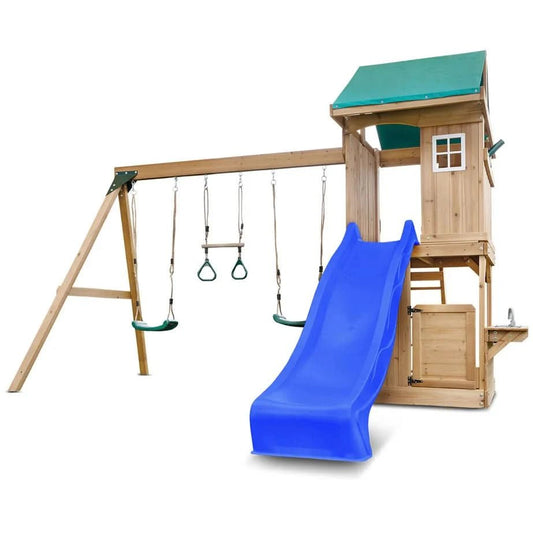 Lifespan Kids Montrose Play Centre Set with 2.2m Yellow Slide