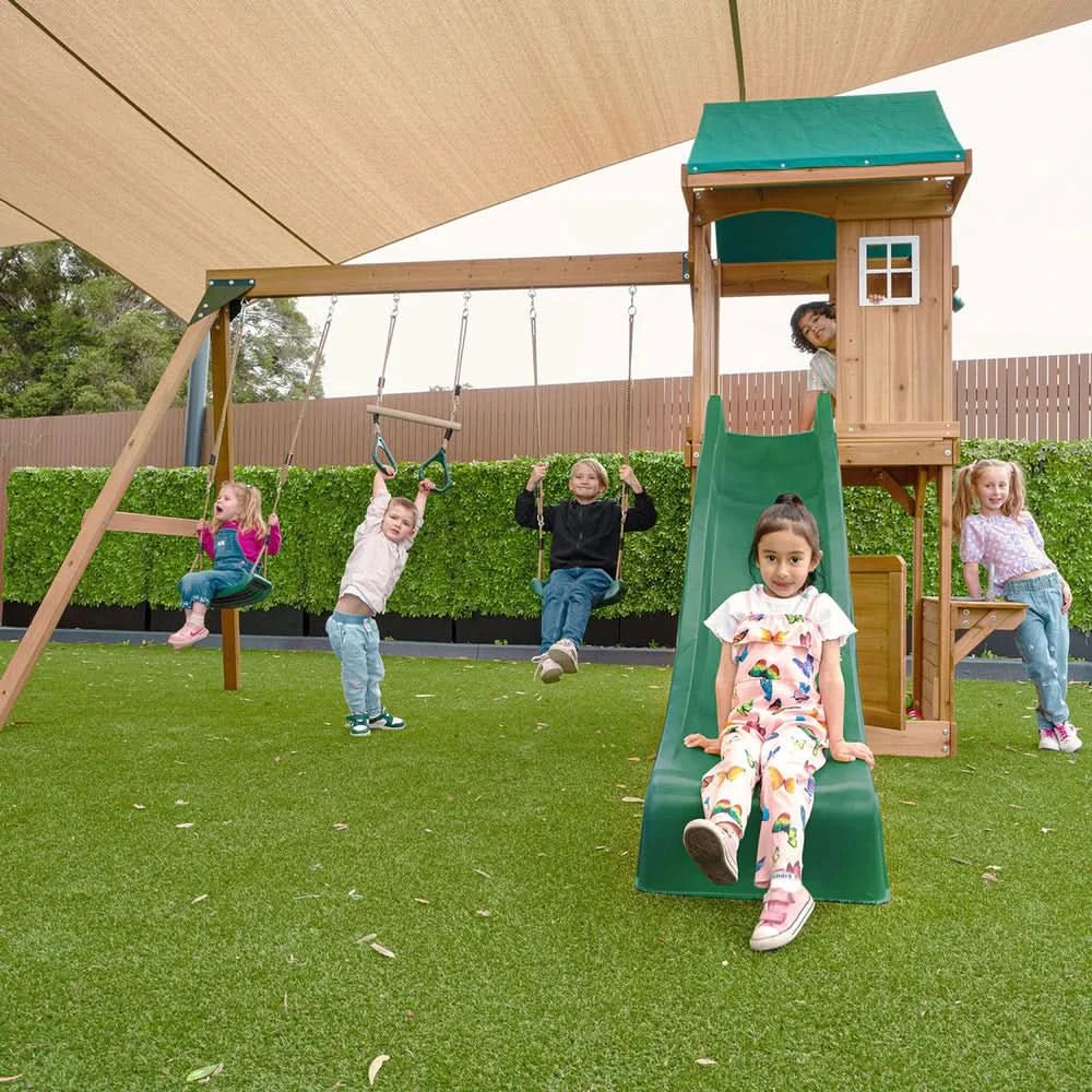 Lifespan Kids Montrose Play Centre Set with 2.2m Green Slide