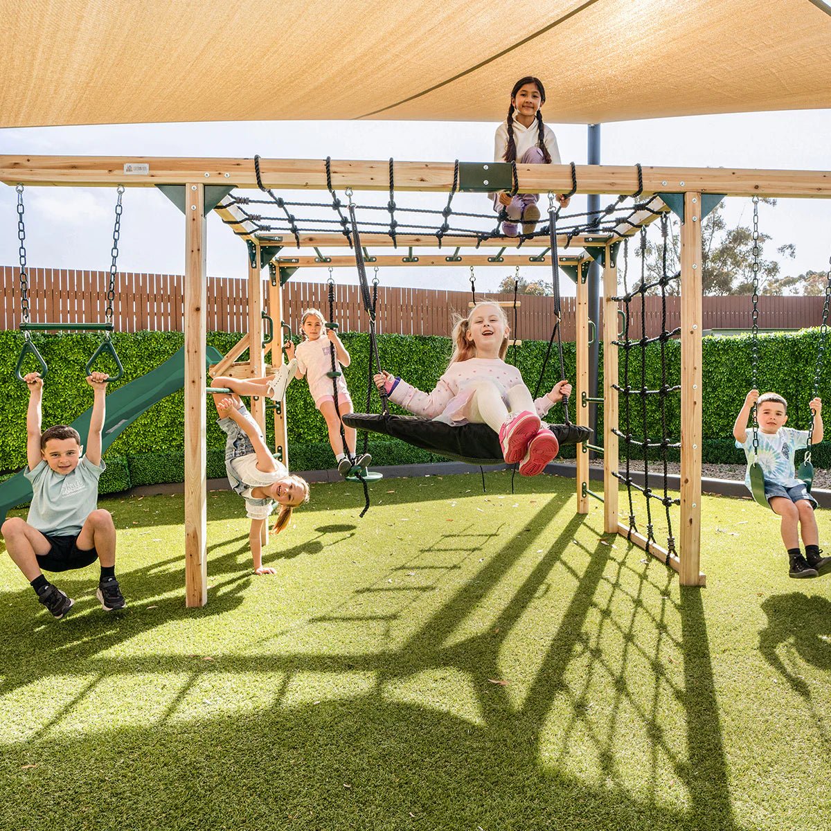 Lifespan Kids Orangutan Climbing Cube Jungle Gym Play Centre + Slide