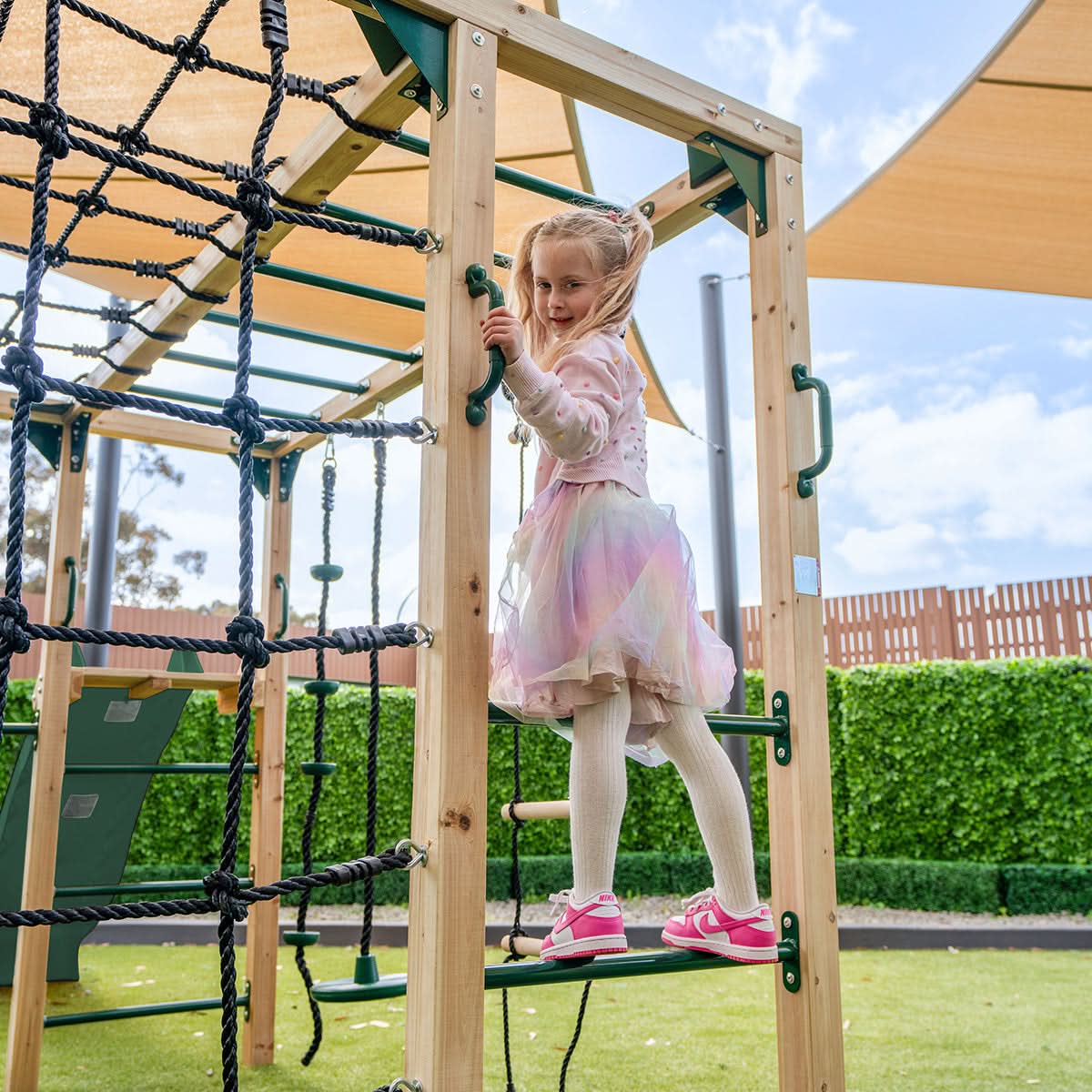 Lifespan Kids Orangutan Climbing Cube Jungle Gym Play Centre + Green Slide