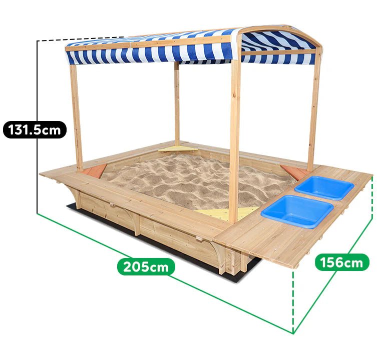 Lifespan Kids Playfort Sandpit with Canopy