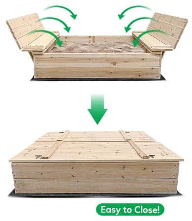 Lifespan Kids Strongbox XL Square Sandpit
