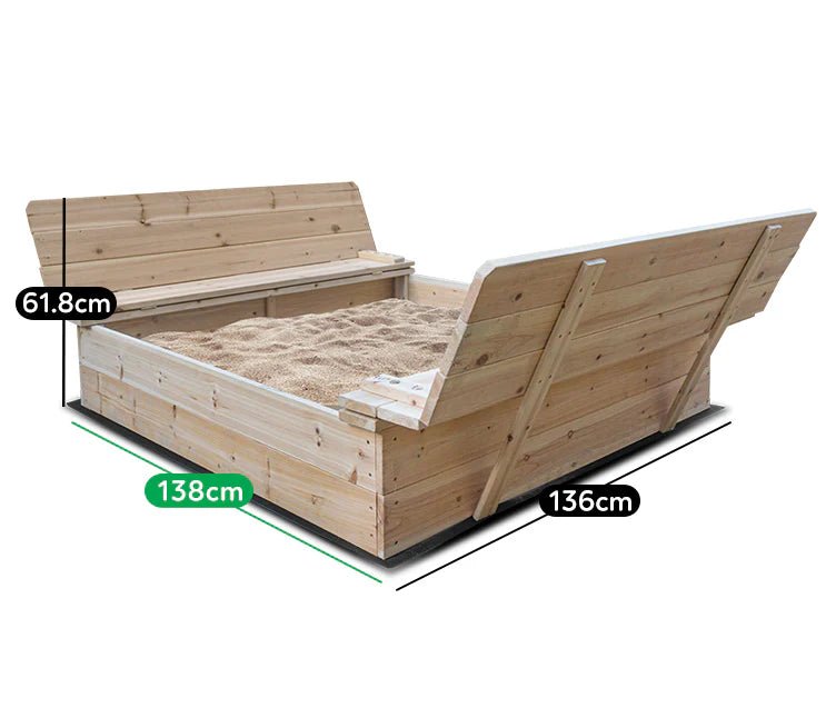Lifespan Kids Strongbox XL Square Sandpit