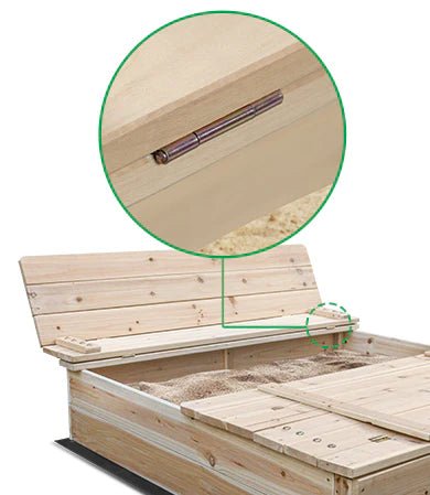 Lifespan Kids Strongbox XL Square Sandpit