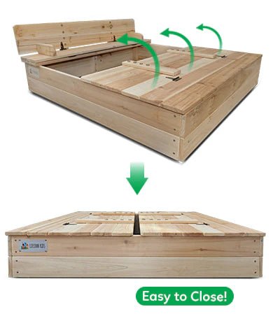 Lifespan Kids Strongbox Square Sandpit