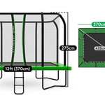 Lifespan Kids 12ft x 8ft HyperJump Rectangle Spring Trampoline