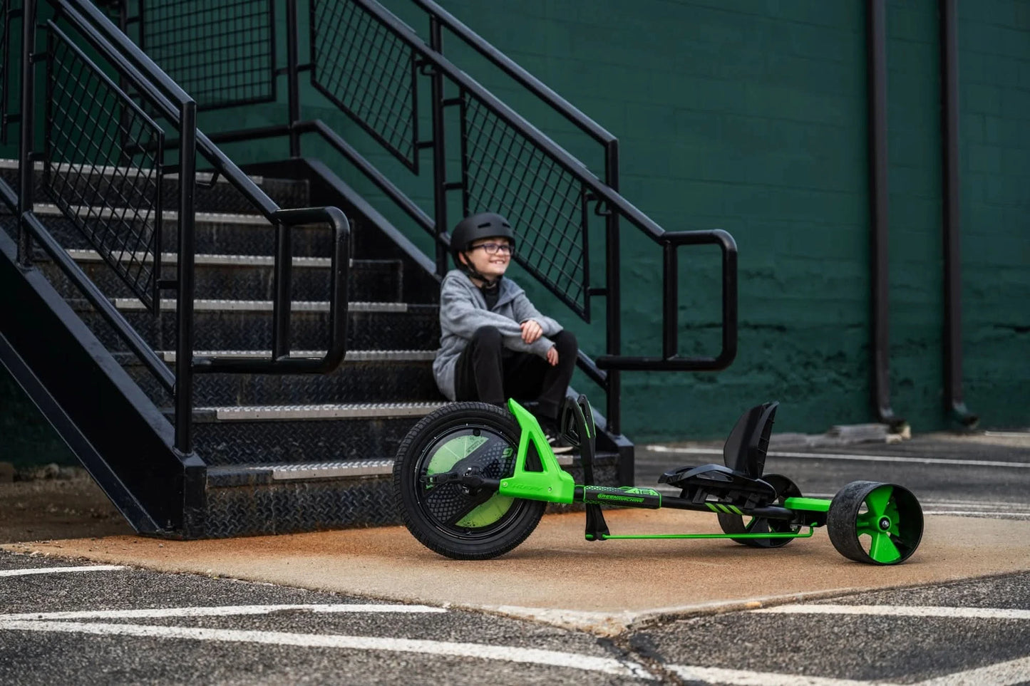 Huffy Green Machine Drift Trike – 16 Inch Green & Black (Ages 5+)