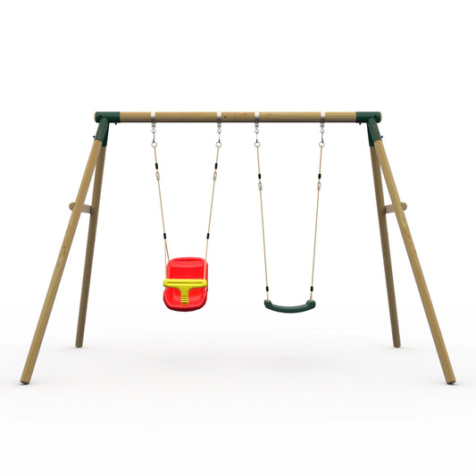 Plum® Marmoset Wooden Swing Set