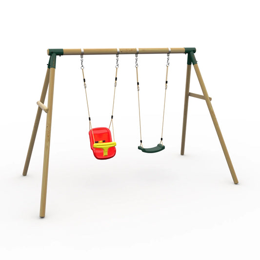 Plum® Wooden Nest Swing Set - Spider Monkey®