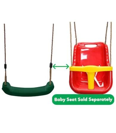 Holt 2-Station Timber Swing Set