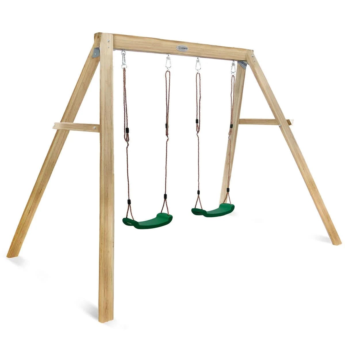 Holt 2-Station Timber Swing Set