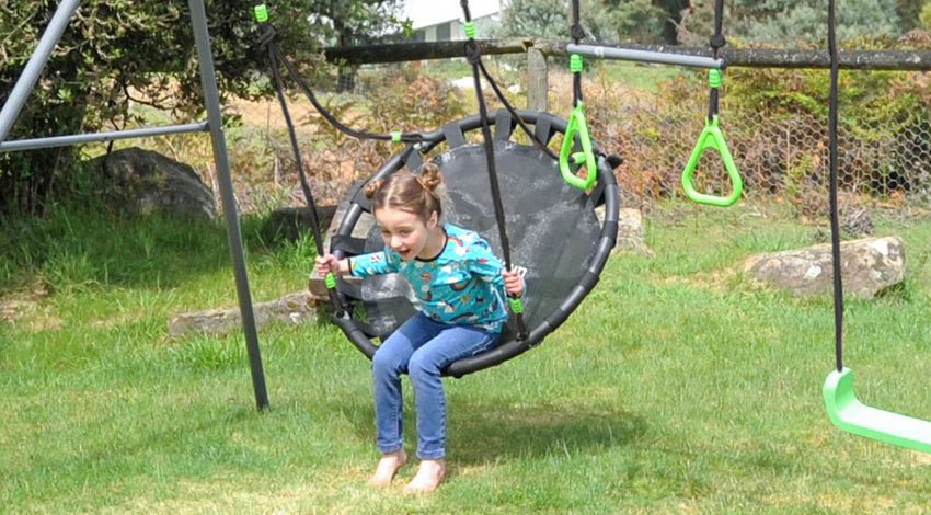 Lifespan Kids Lynx Station Swing Set with Slippery Slide