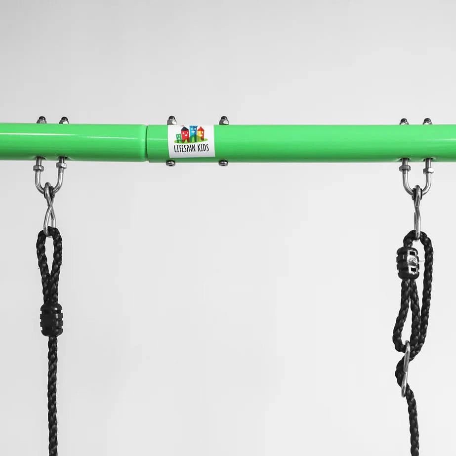 Lifespan Kids Lynx 4 Station Swing Set with Slippery Slide