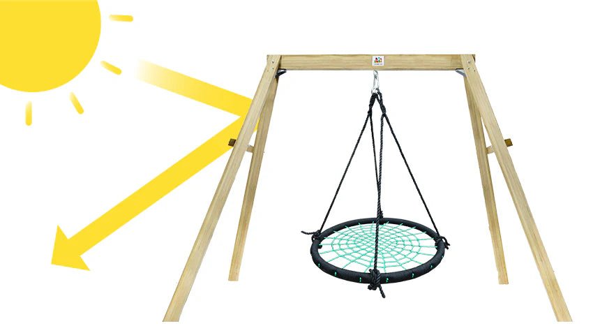 Lifespan Kids Oakley Swing Set with 1m Spidey Web Swing