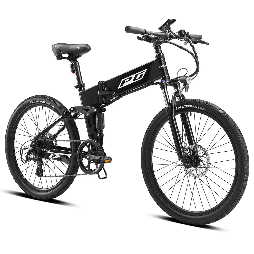 Progear E-Rover Electric Folding MTB 26" - Gloss Black