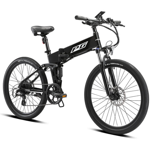 Progear E-Rover Electric Folding MTB 26" - Gloss Black