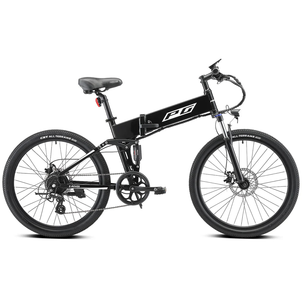 Progear E-Rover Electric Folding MTB 26" - Gloss Black