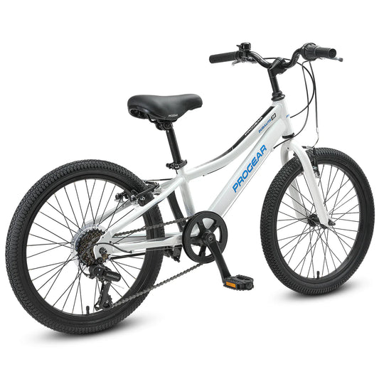 Progear DuraLite 7 Speed Kids Bike 20 - Pearl White