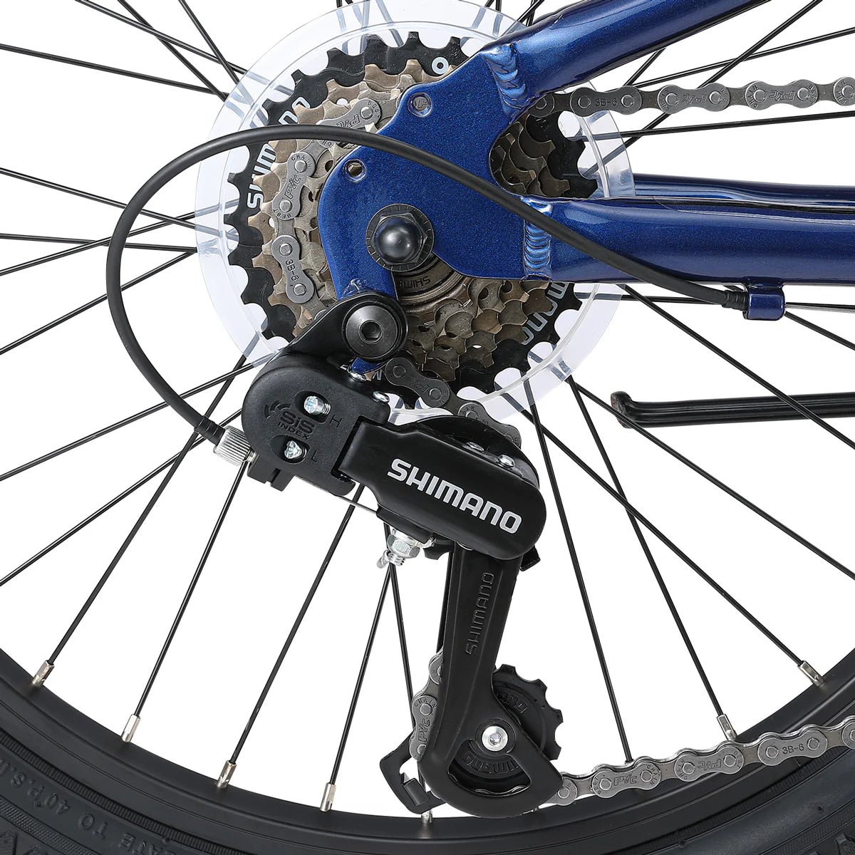Progear DuraLite 7 Speed Kids Bike 20 - Royal Blue