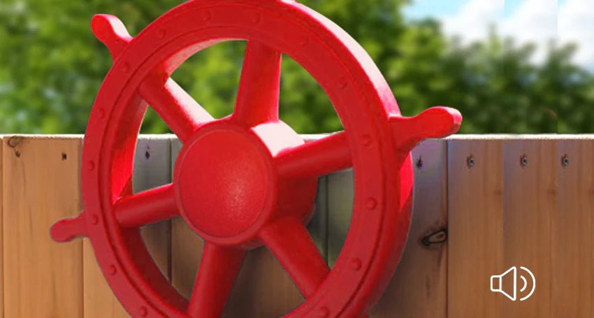 Lifespan Kids Steering Wheel - Yellow /  Red