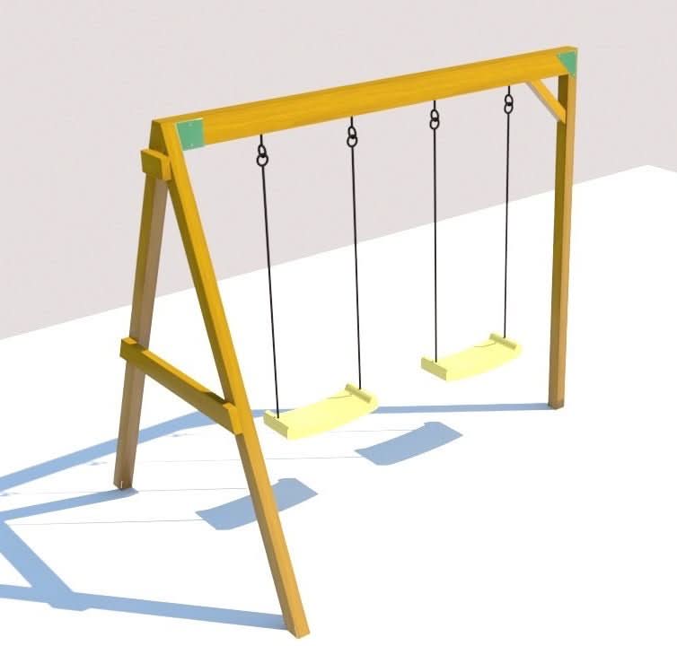 Sweet Shack with Swing Set
