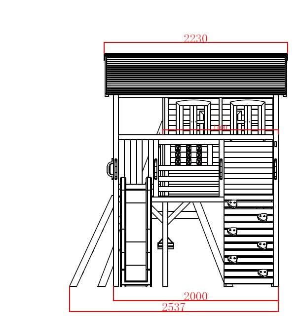 Sweet Shack with Swing Set