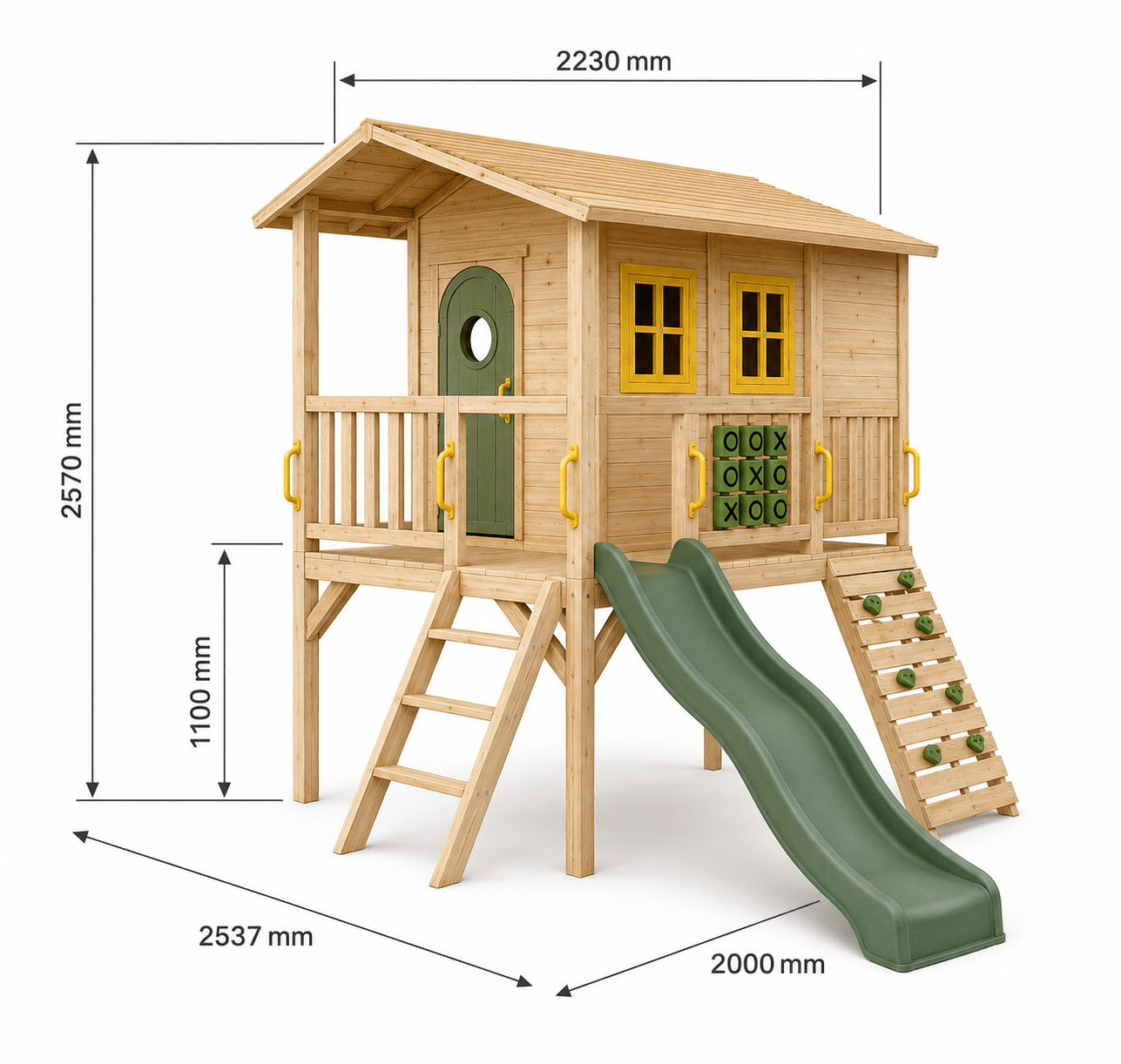 Sweet Shack with Swing Set