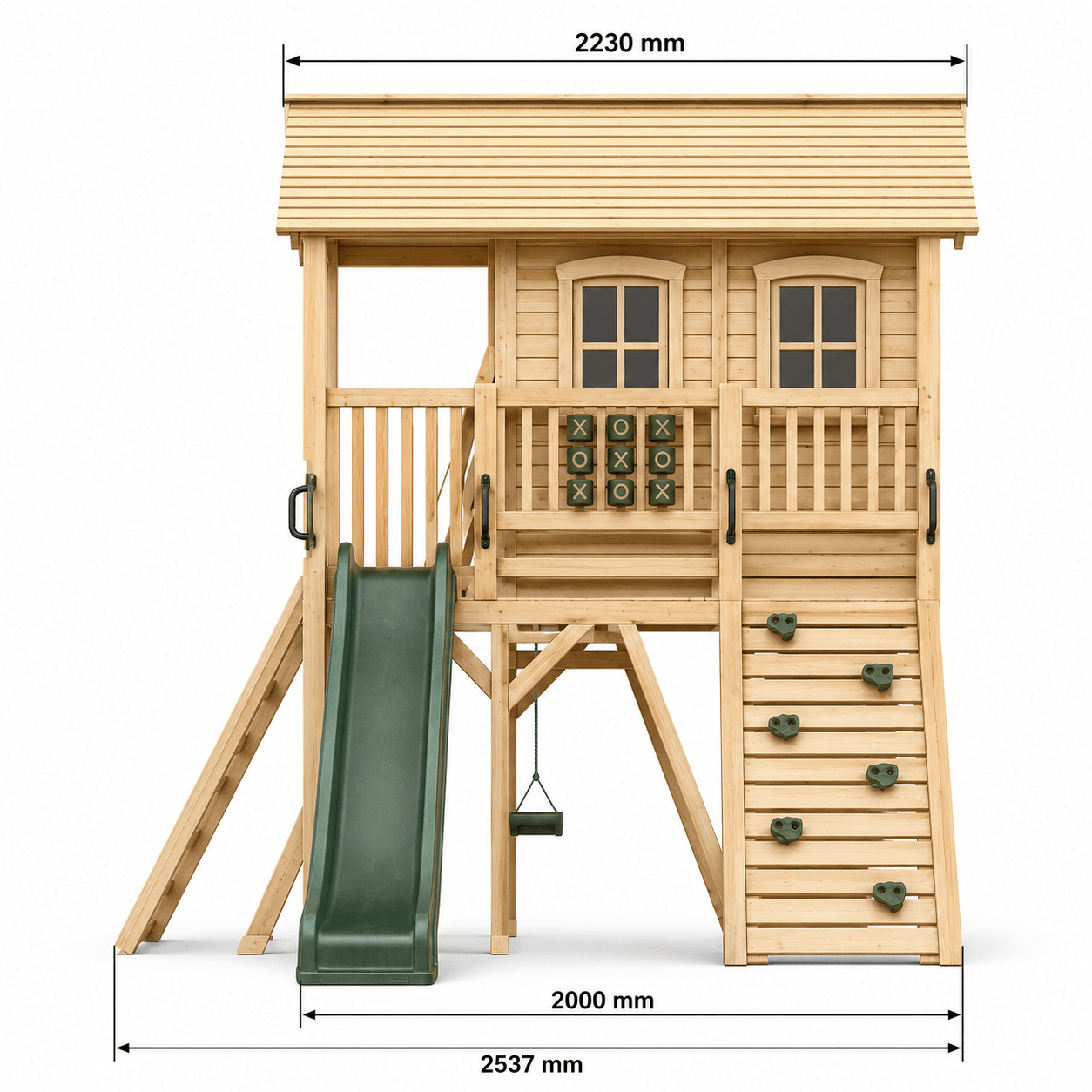 Sweet Shack Cubby House with Sandbox with Cover