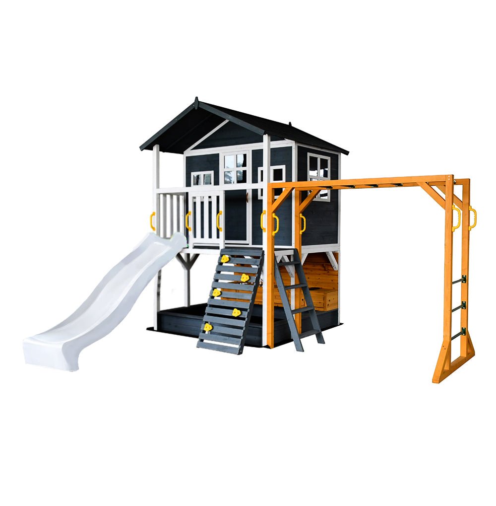 Caboodle Shack with Mud Kitchen & Monkey Bars