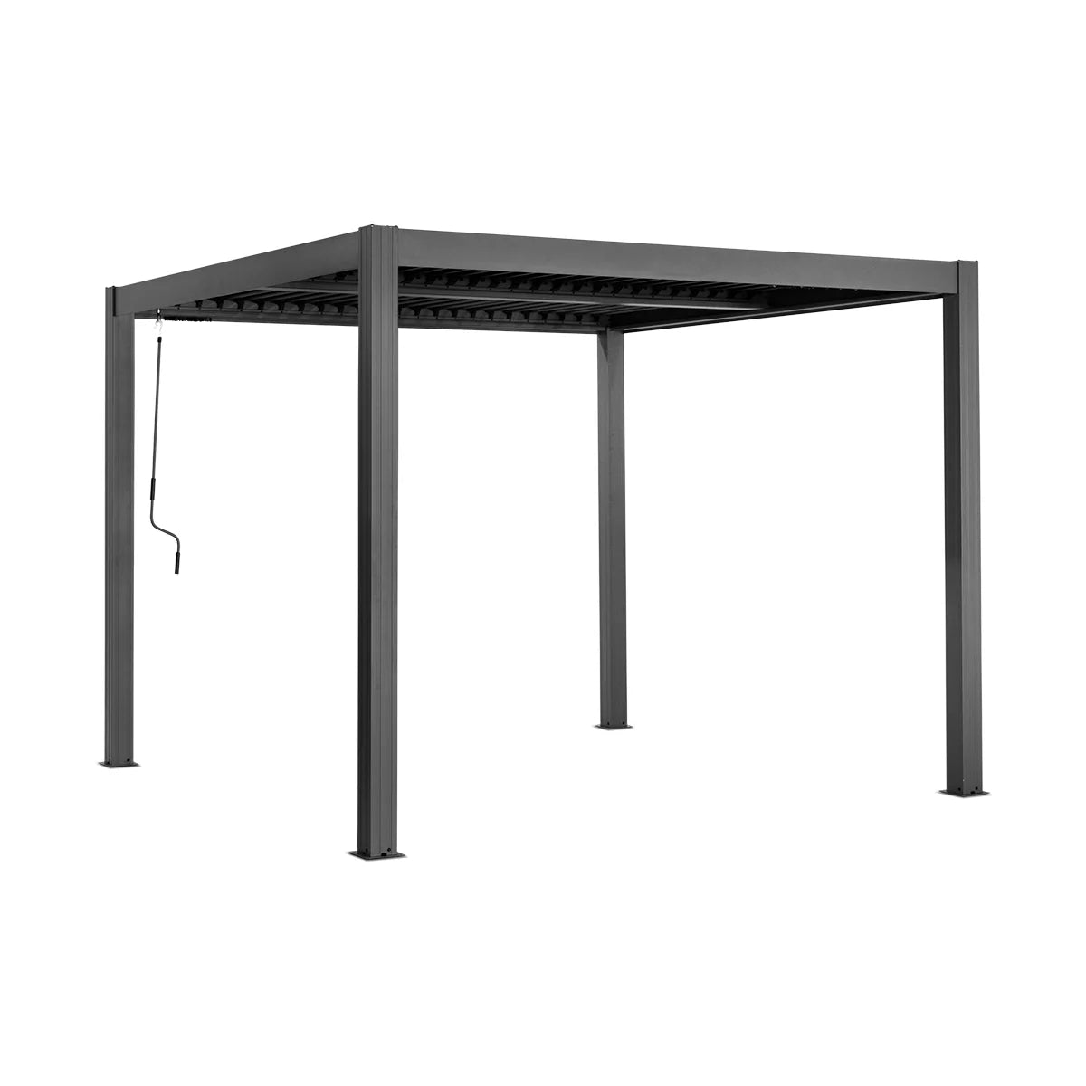 Yardtopia Elmont 3m x 4m Aluminium Adjustable Louvre Pergola