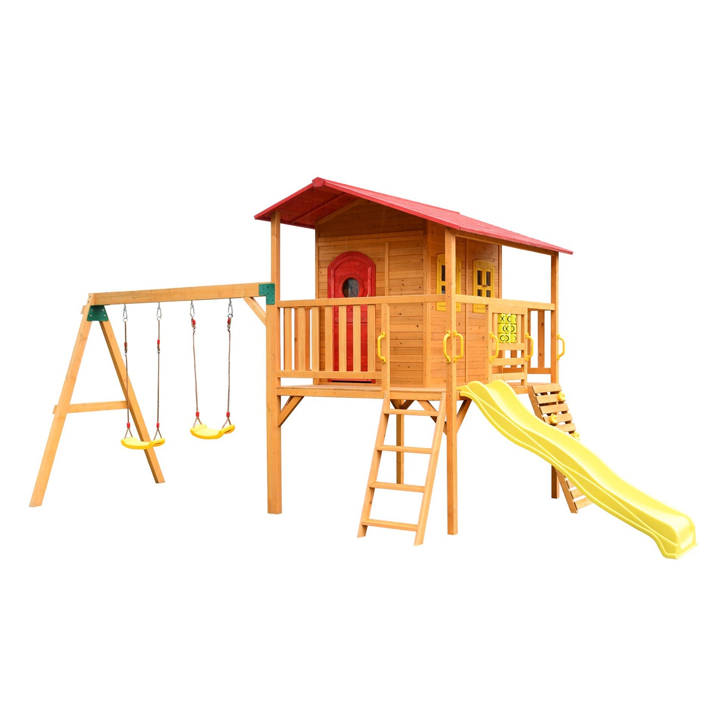 Sweet Shack with Swing Set