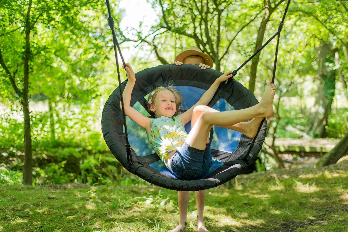 Plum® Wooden Nest Swing Set - Spider Monkey