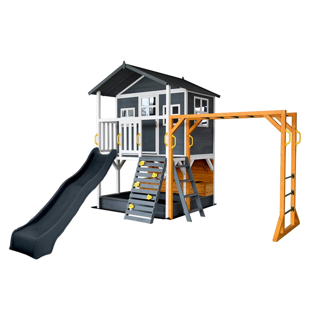 Caboodle Shack with Mud Kitchen & Monkey Bars