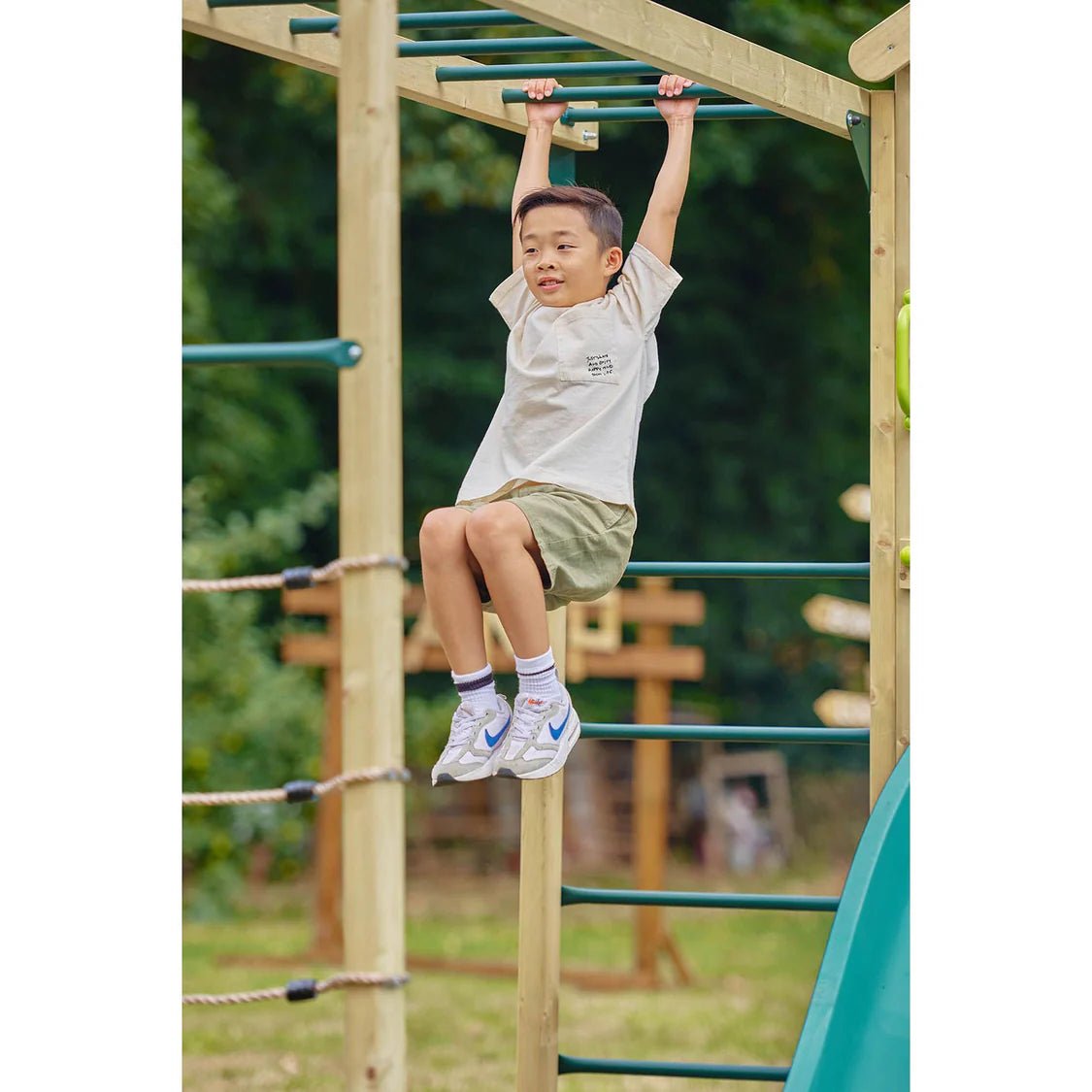 Plum® Lookout Tower Colour Pop Play Centre with Monkey Bars