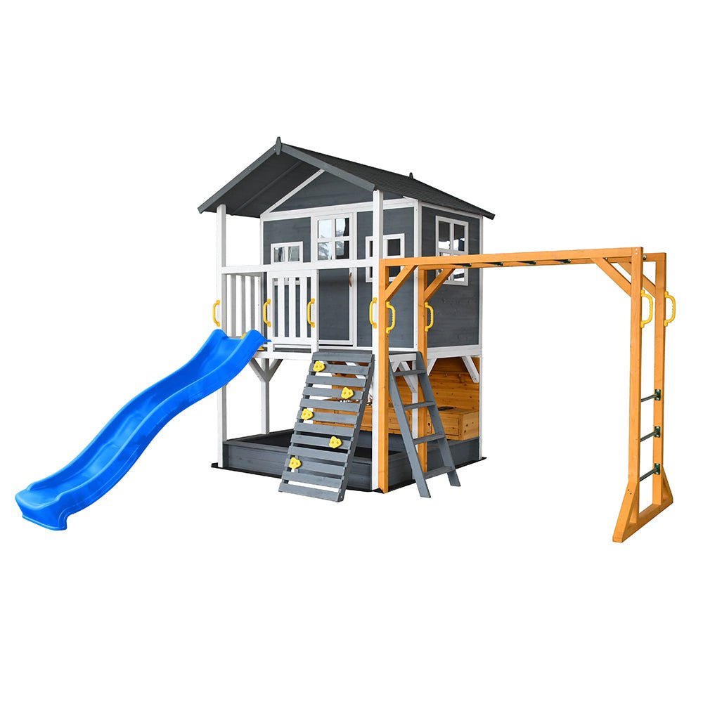 Caboodle Shack with Mud Kitchen & Monkey Bars