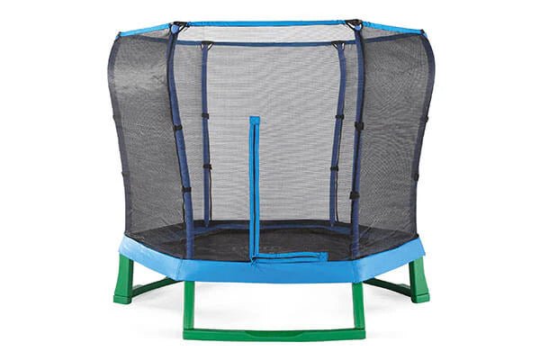 Plum 7ft Junior Jumper Trampoline with Springsafe® Enclosure – Blue – Ages 3–7