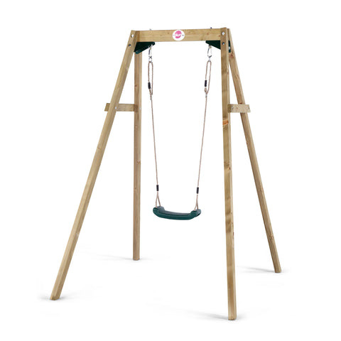 Plum® Wooden Single Swing Set