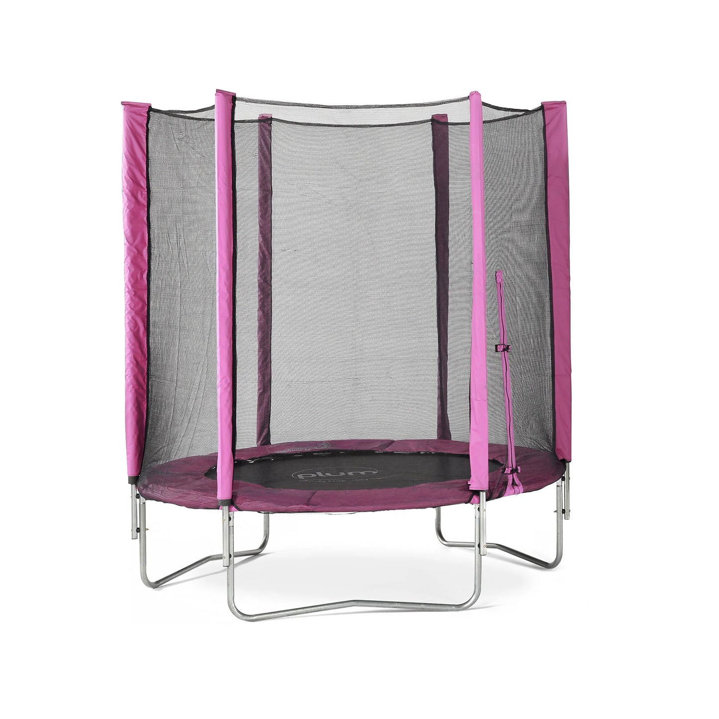 Plum® 6ft Junior Trampoline and Enclosure (Blue & Pink)