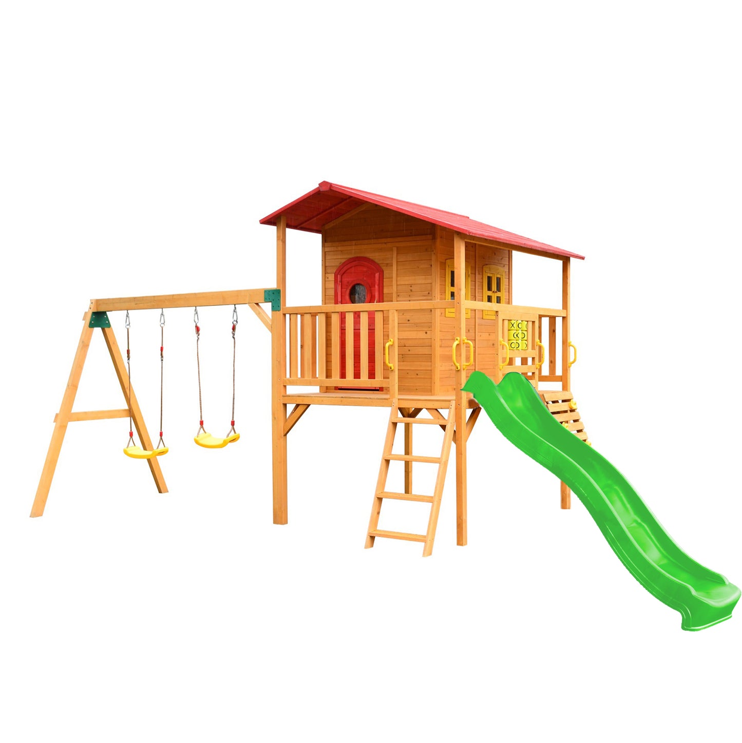 Sweet Shack with Swing Set