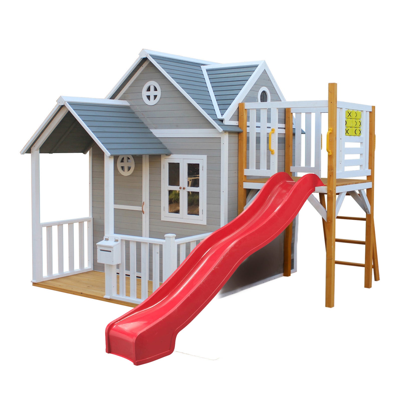 Buy Jolly Shack Cubby House with Slide Mud Kitchen Kidzshack