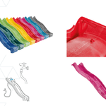 Plastic 2.2m Green Slide (SEPTEMBER PREORDER)