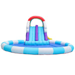 Rainbow Pool and Bounce Castle with Dual Slides / Ball Pit (63102)