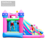 Princess Inflatable Bouncy Castle with Slide and Ball Pit (83002)