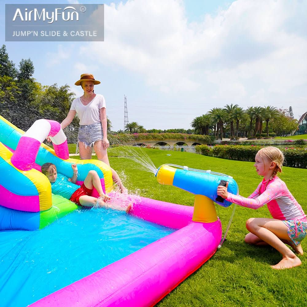 Princess Inflatable Bouncy Castle with Slide and Ball Pit (83002)