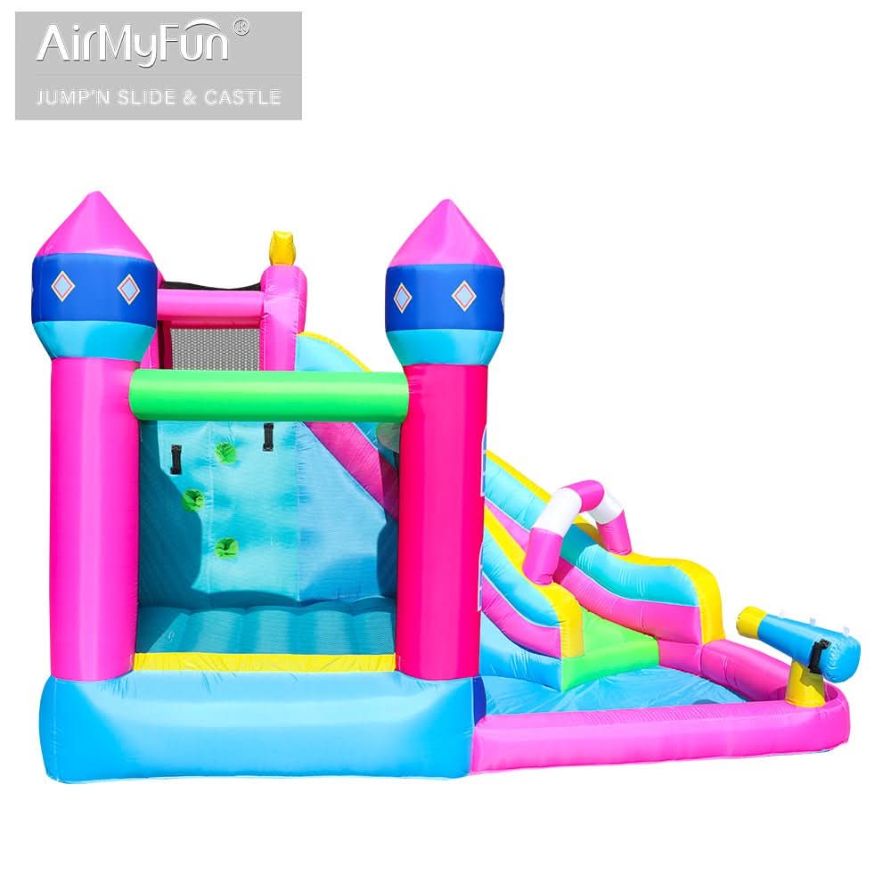 Princess Inflatable Bouncy Castle with Slide and Ball Pit (83002)