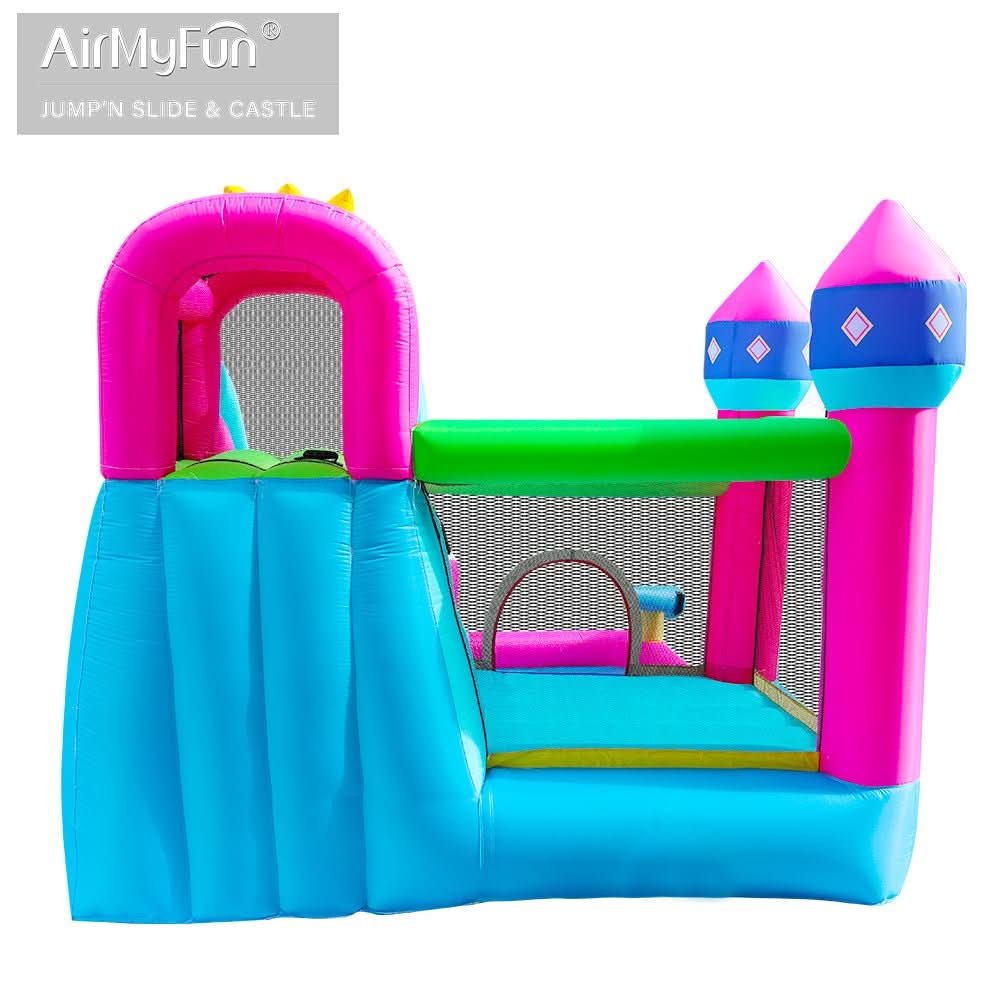 Princess Inflatable Bouncy Castle with Slide and Ball Pit (83002)