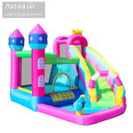 Princess Inflatable Bouncy Castle with Slide and Ball Pit (83002)