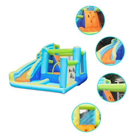 Blue Bouncy Castle Jumping Castle with Slide (73003)