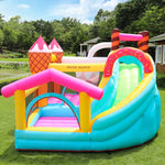 Candy Inflatable Bouncy Castle with Slide and Ball Pit (72043)